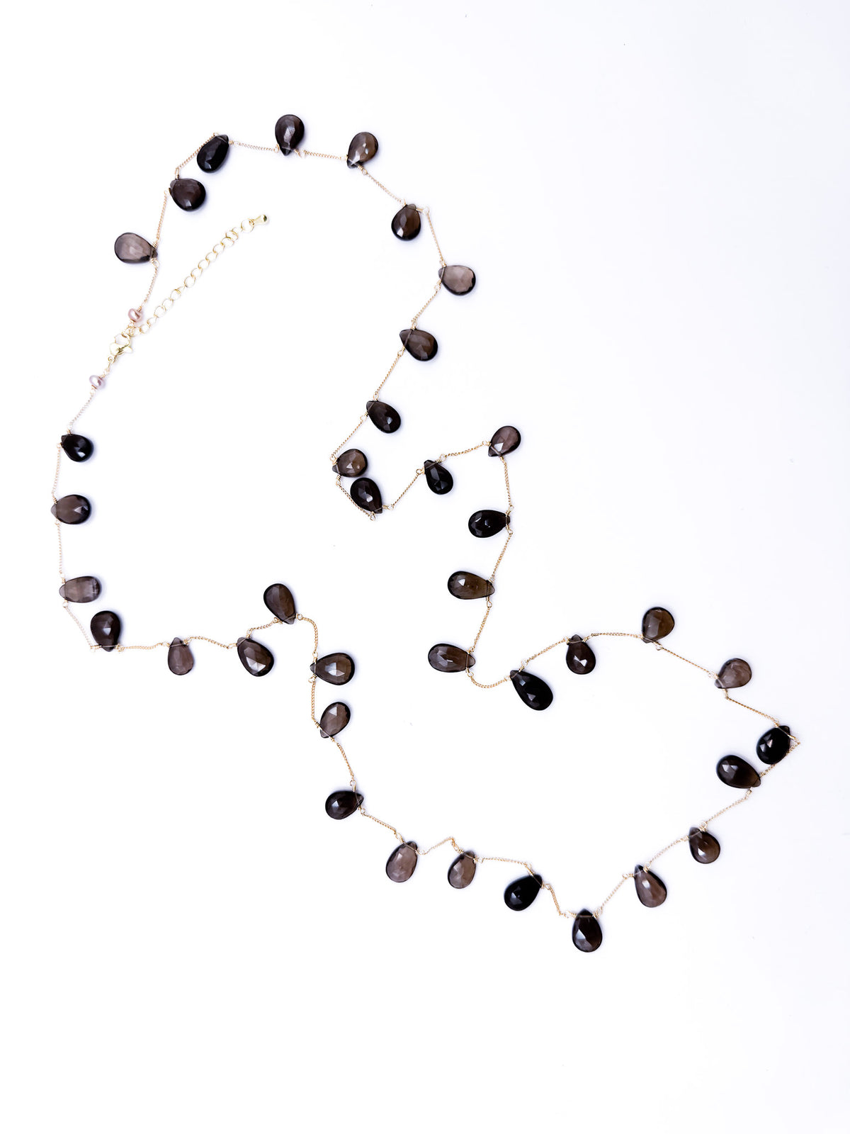 Collar Cuarzos Ahumados