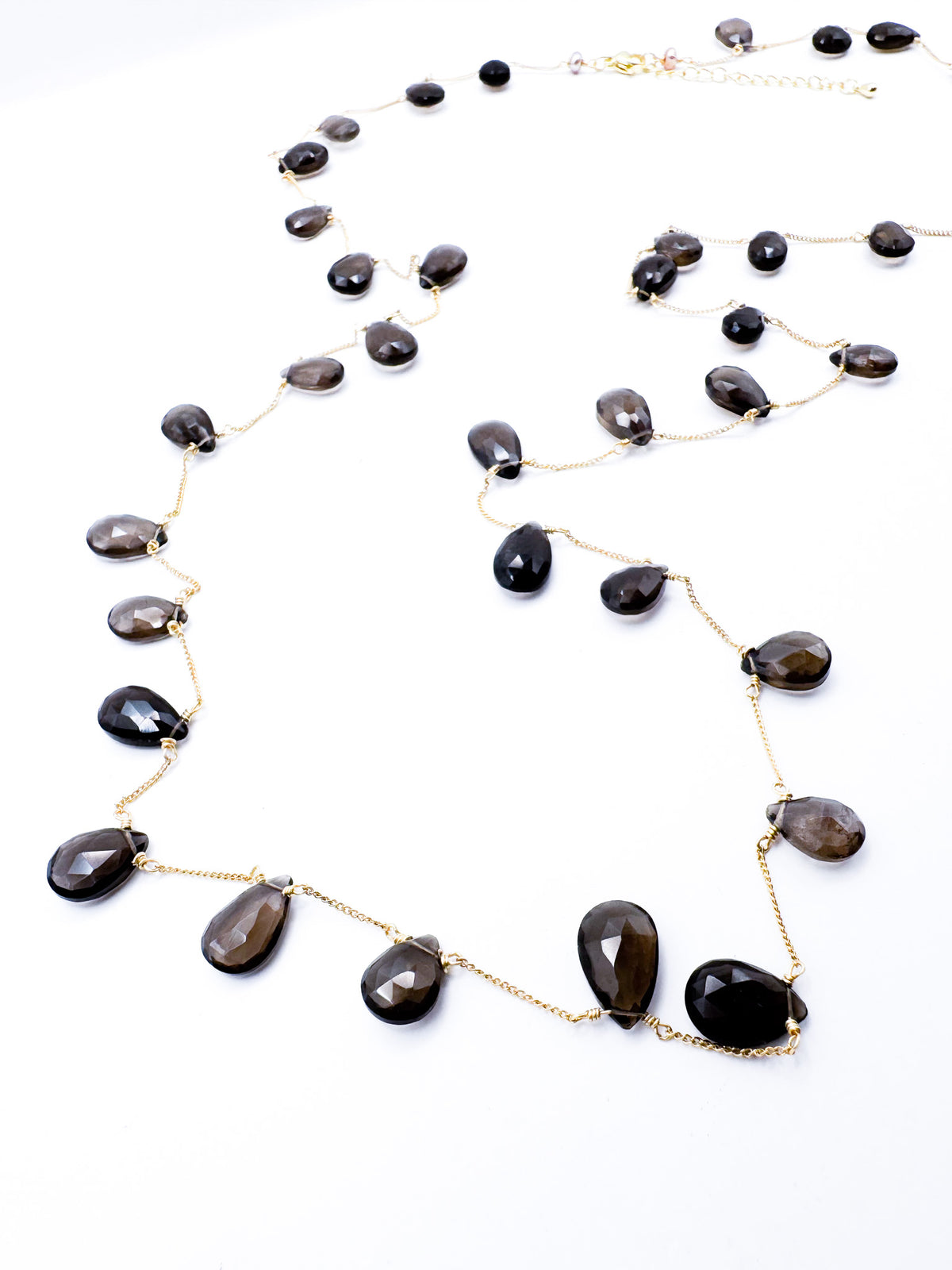 Collar Cuarzos Ahumados