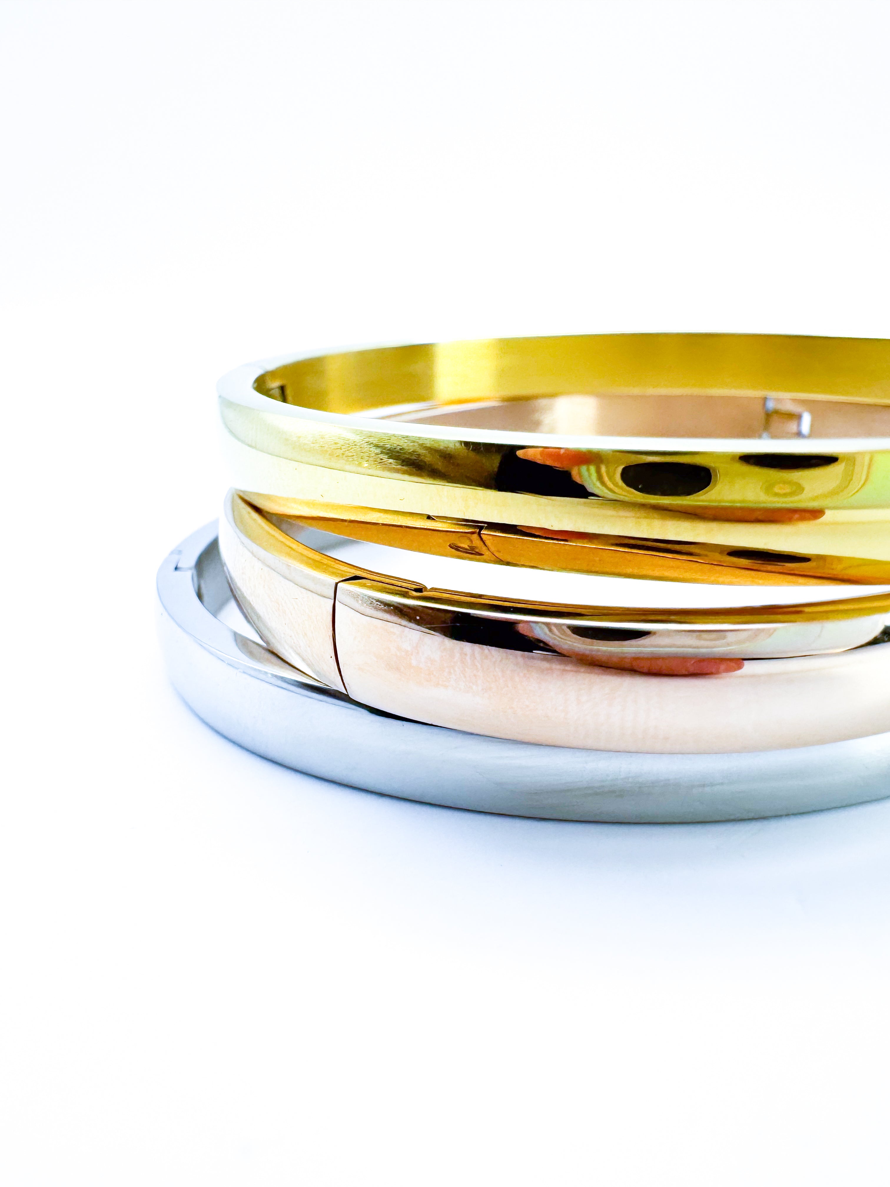 Brazalete rígido macizo ancho