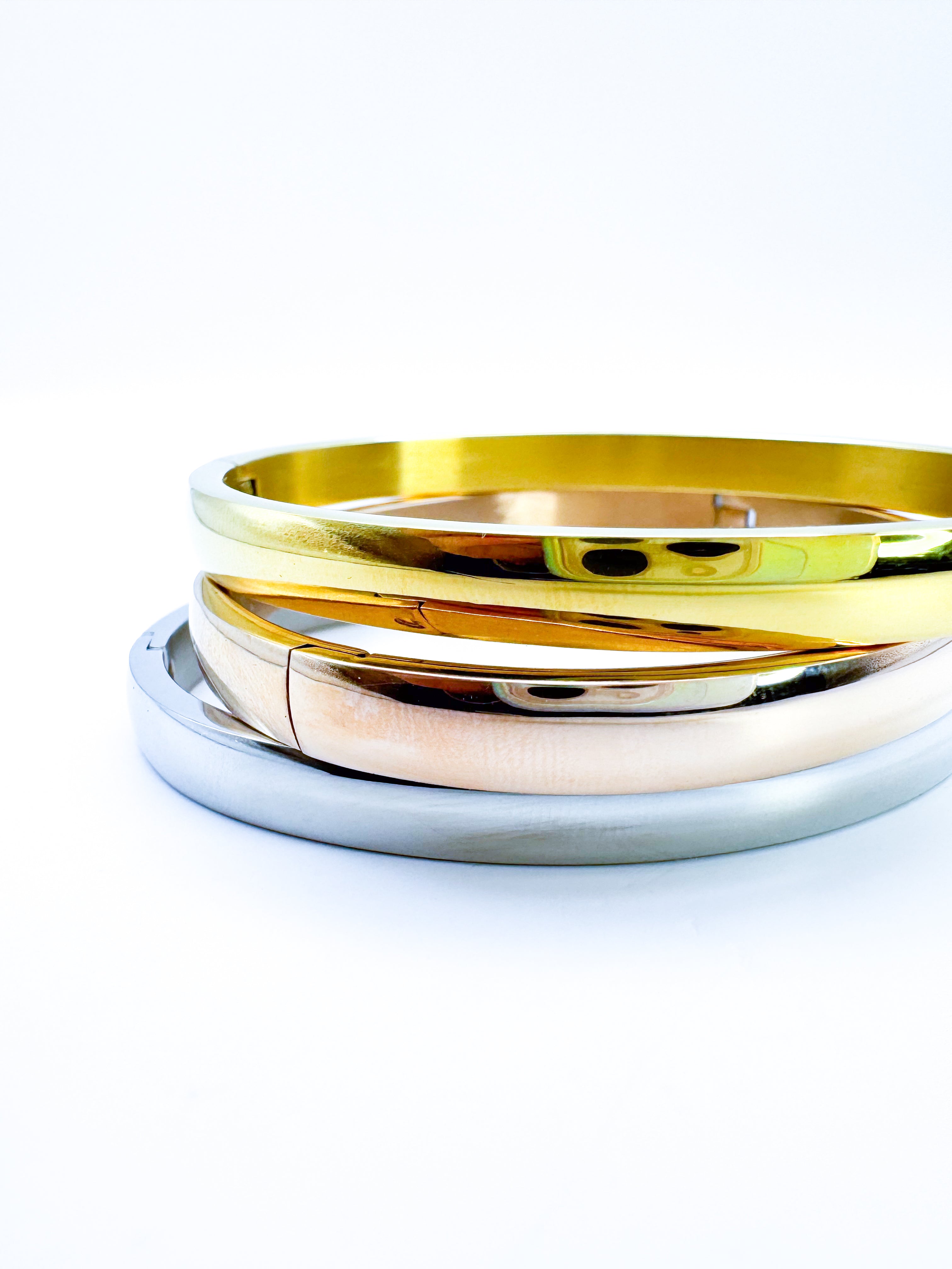Brazalete rígido macizo ancho