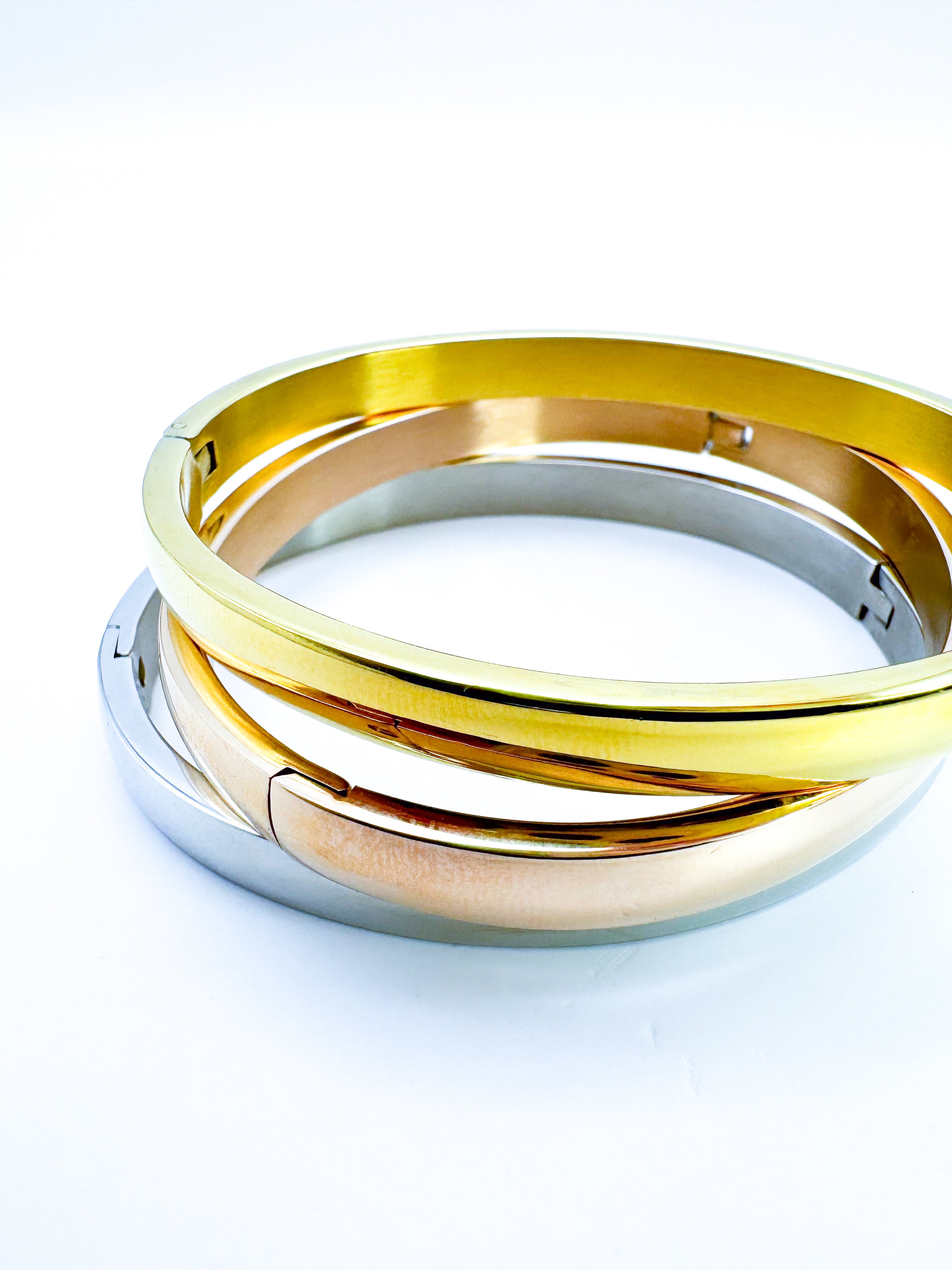 Brazalete rígido macizo ancho
