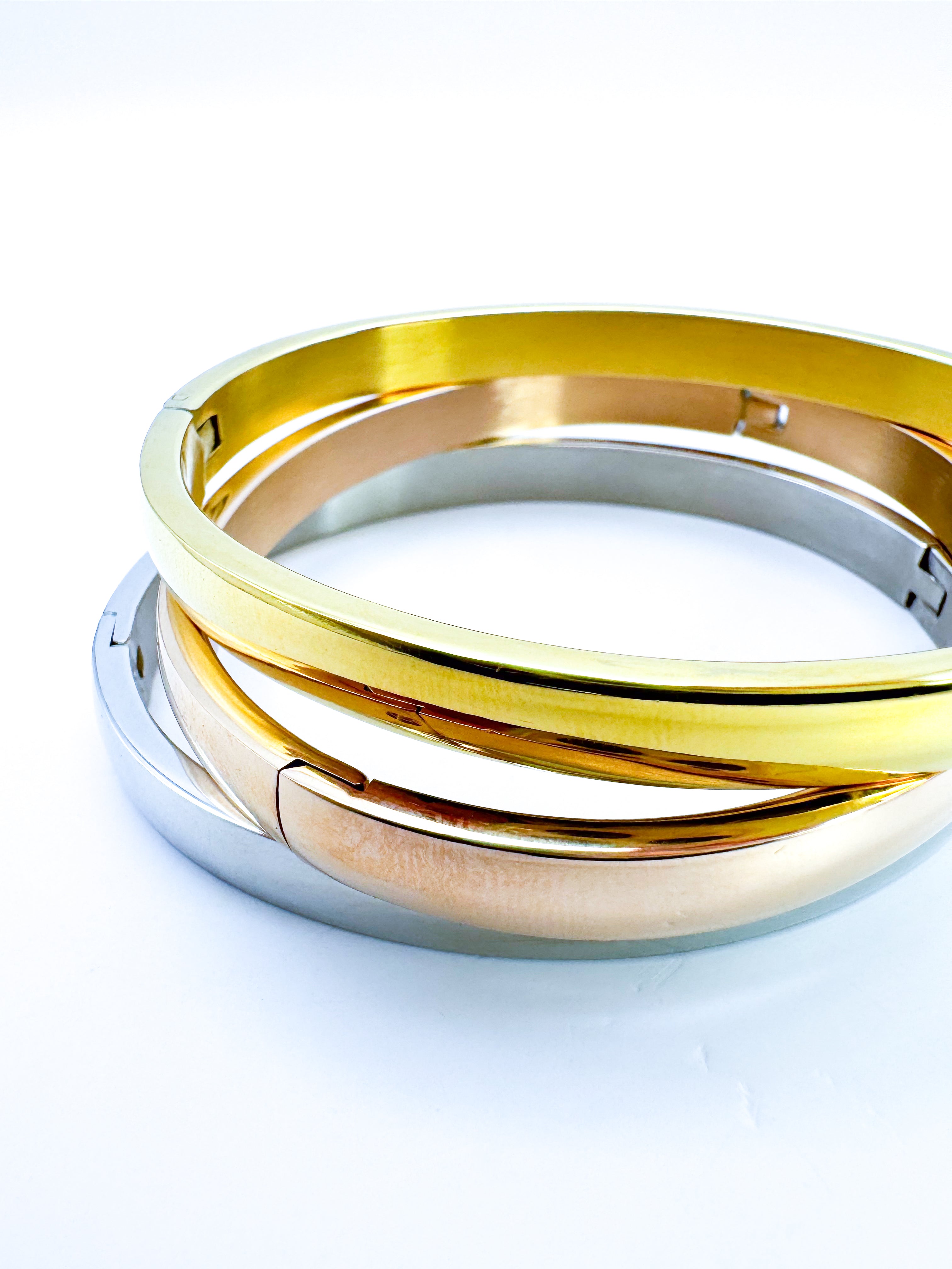 Brazalete rígido macizo ancho