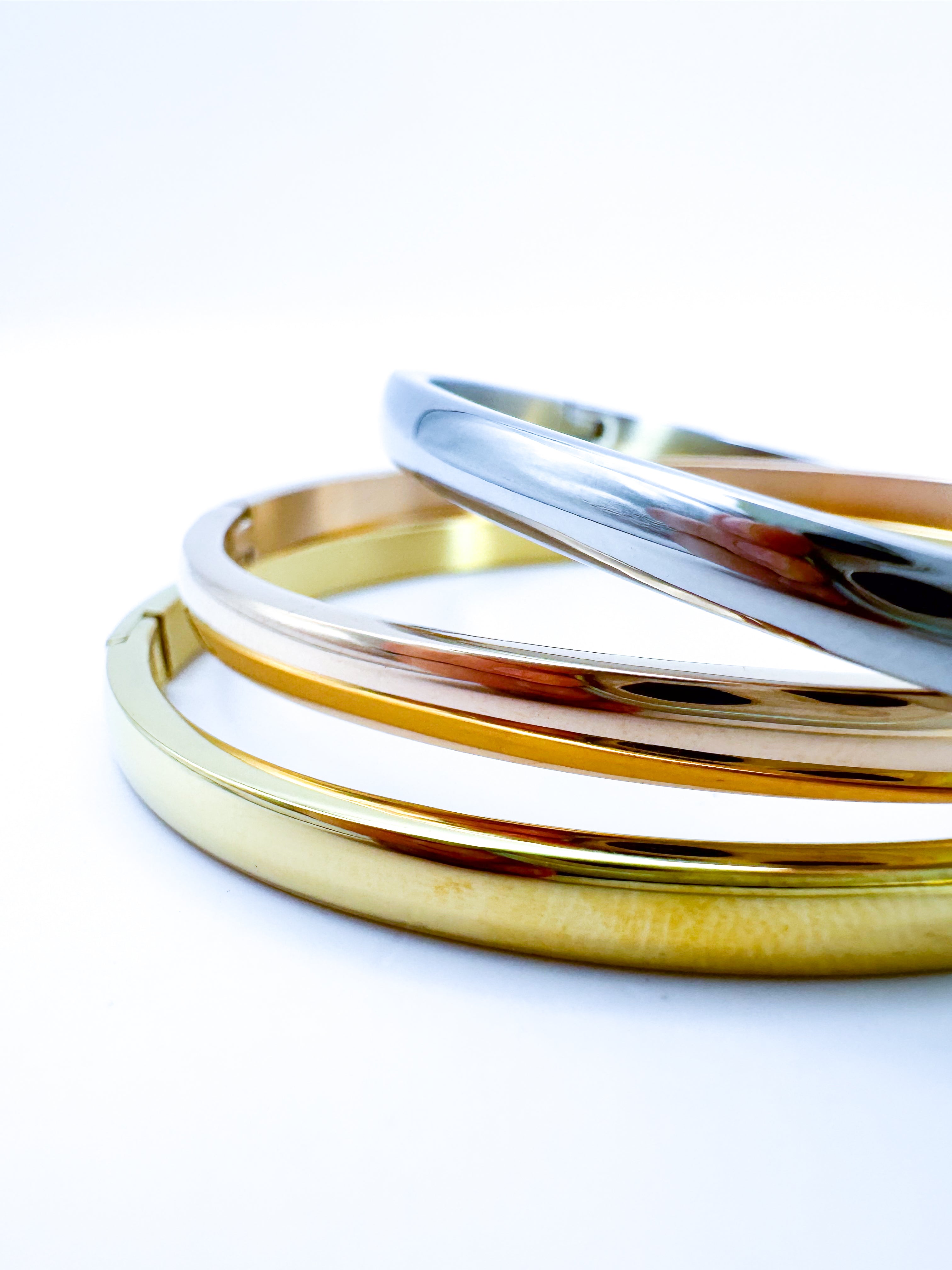 Brazalete rígido macizo delgado
