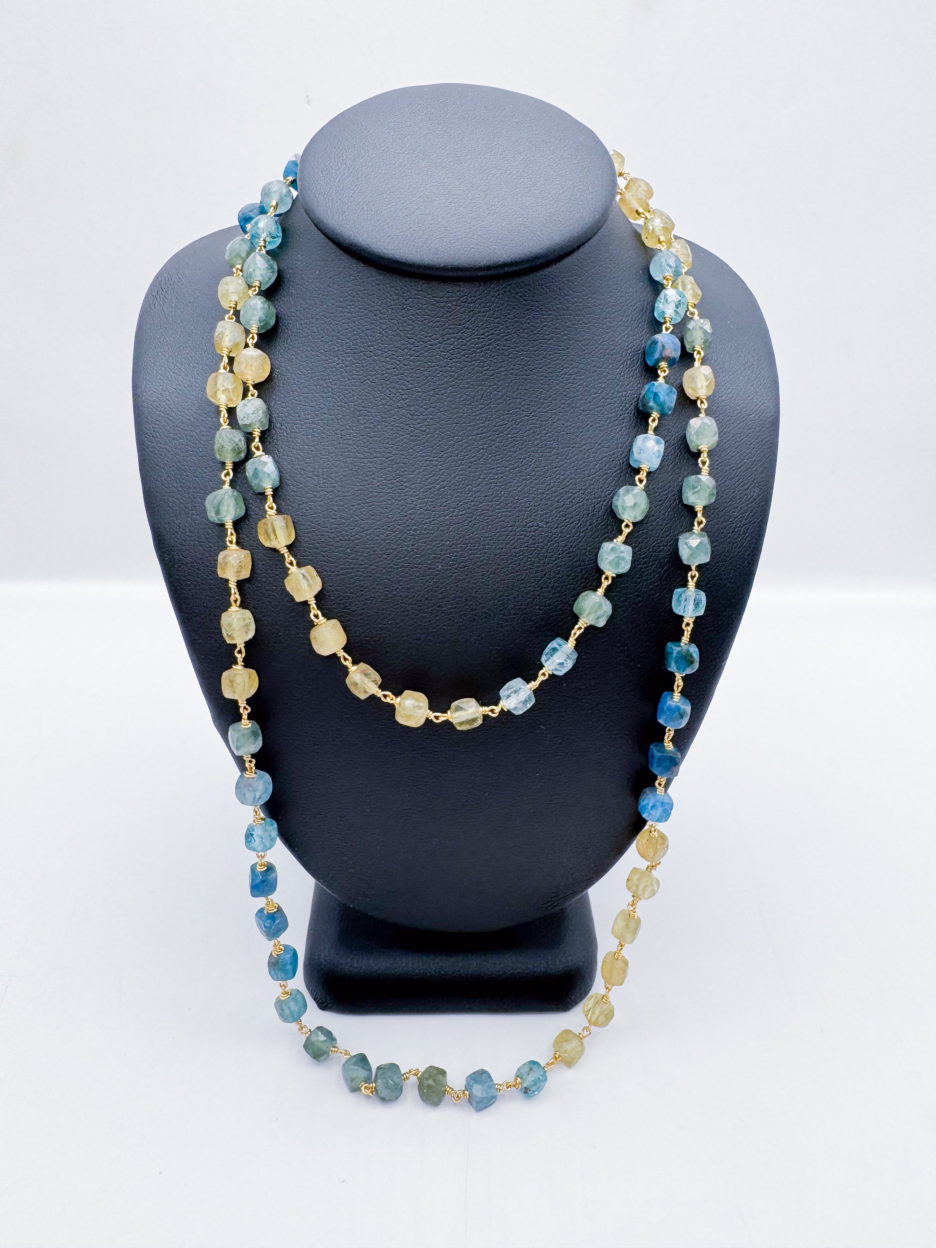 COLLAR CITRINO-APATITO