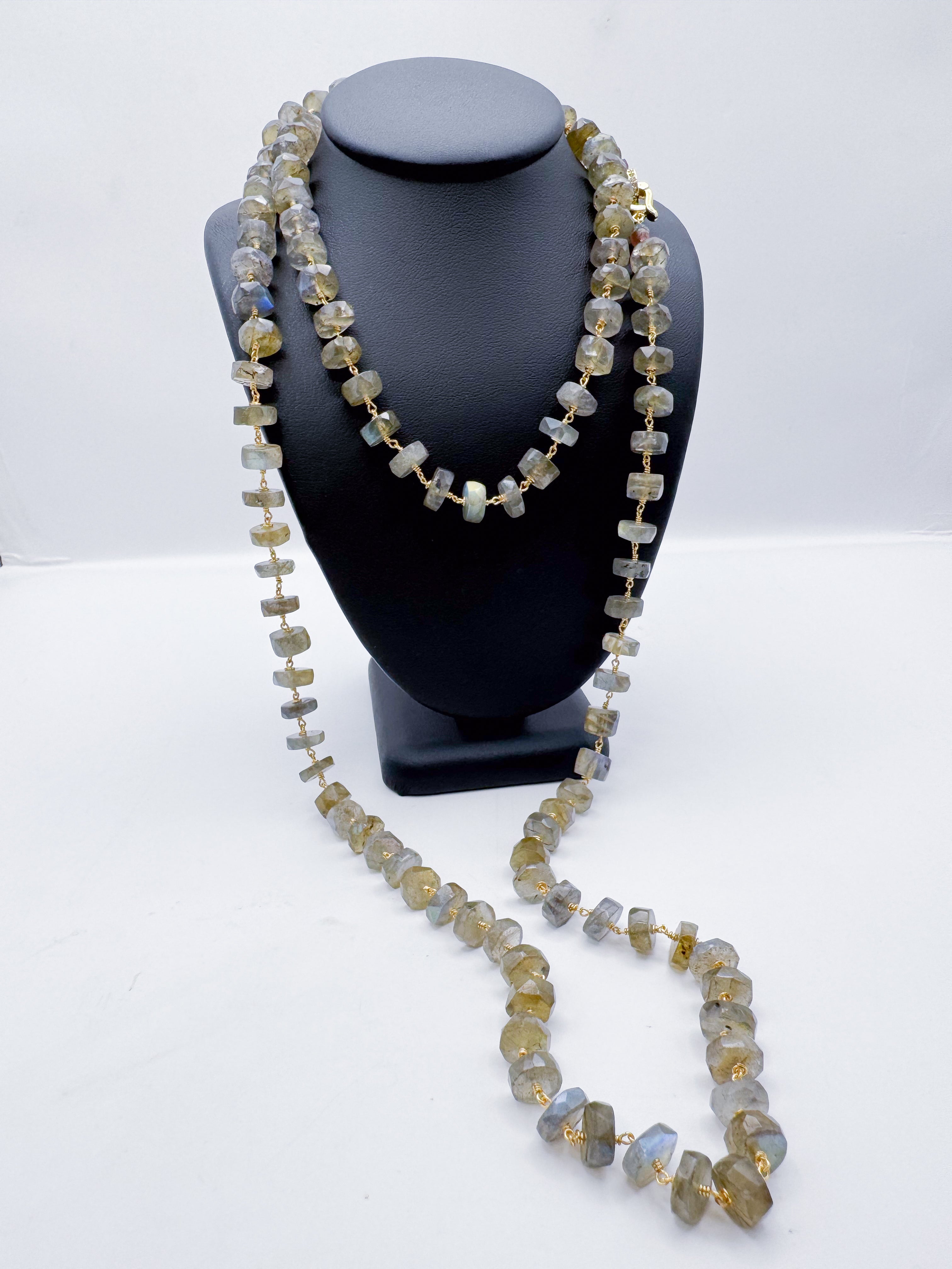 COLLAR LABRADORITA PUCA