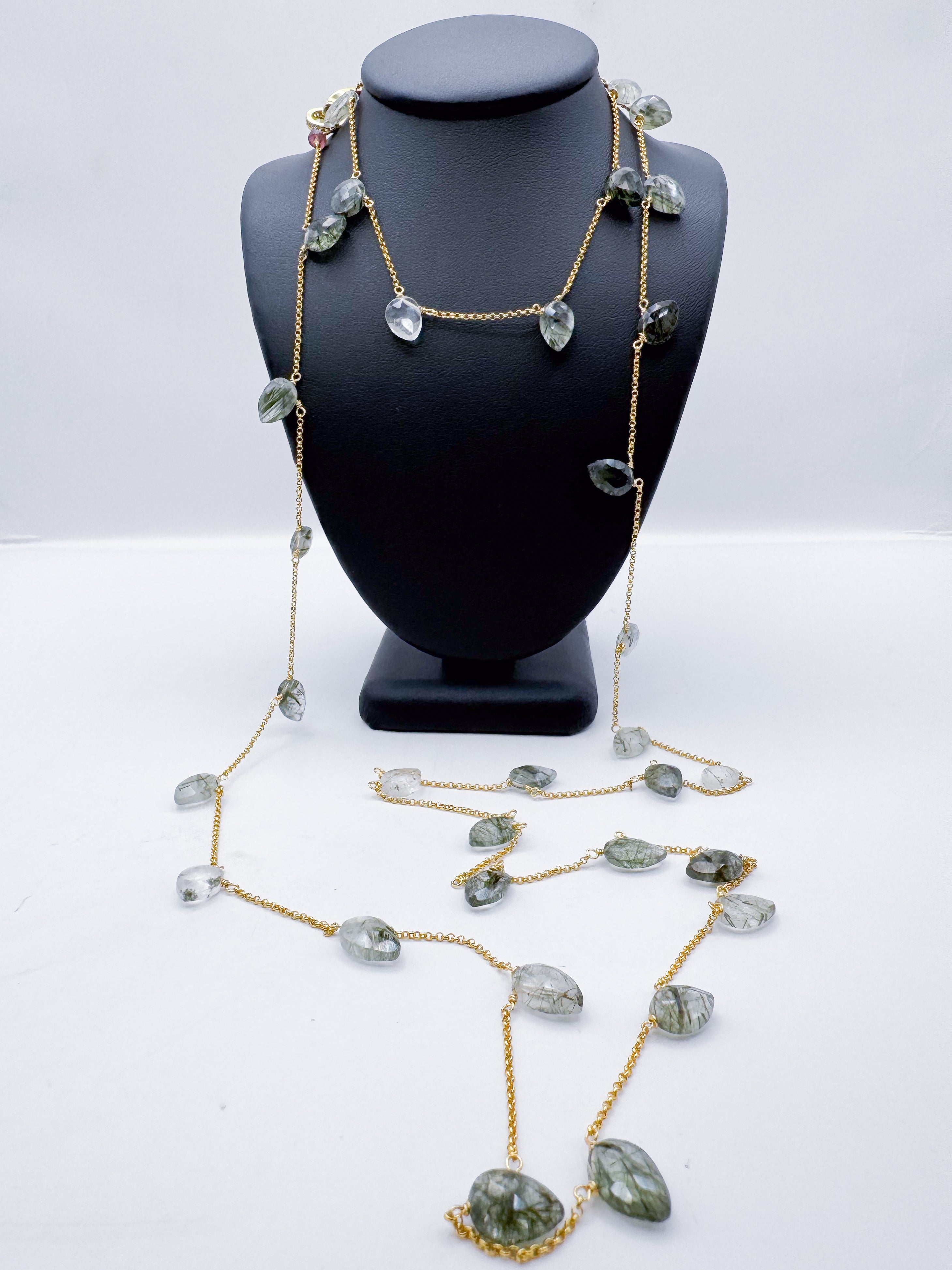 COLLAR CUARZO RUTILADO