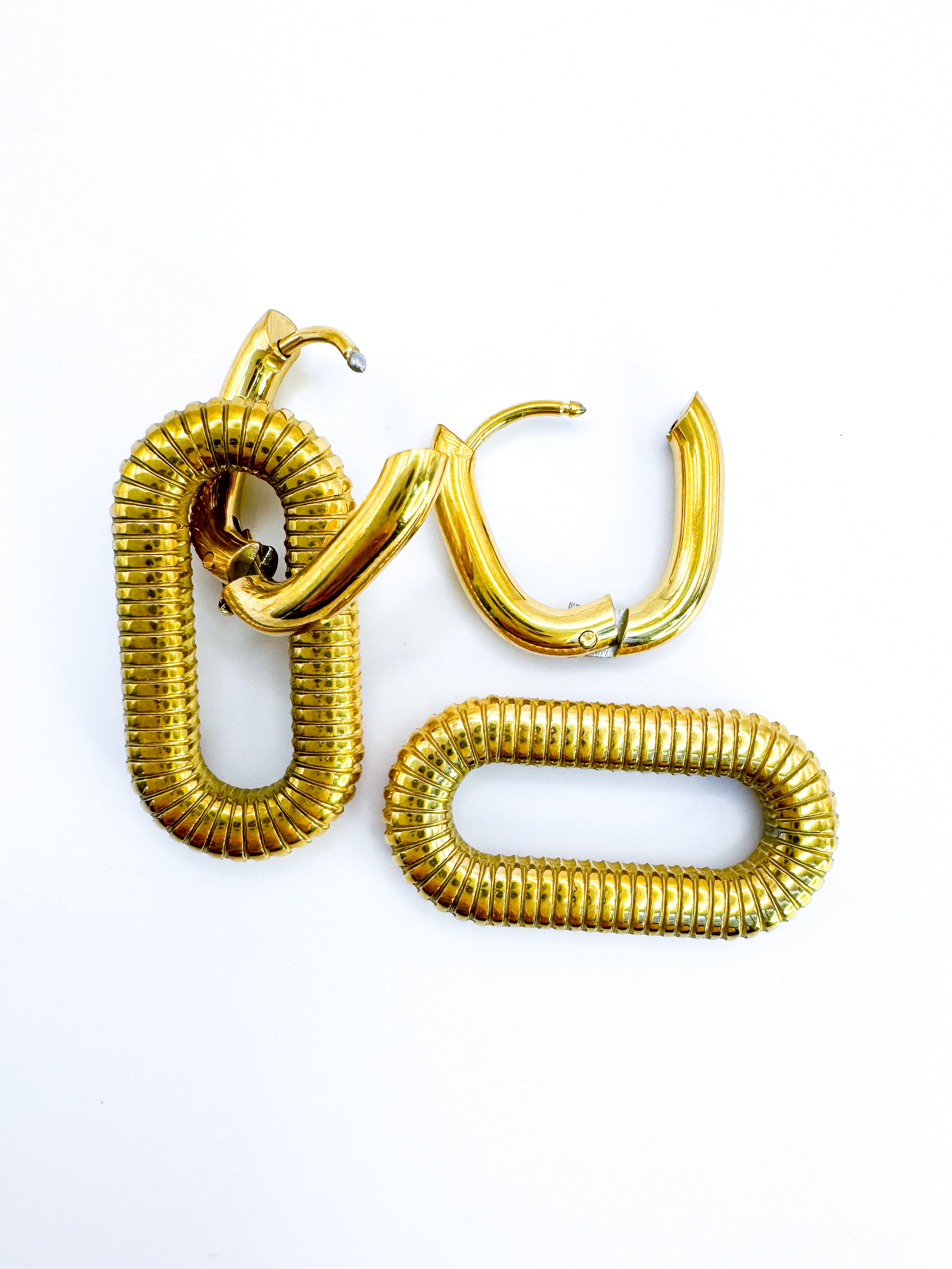 Aretes Eslabones De-Construidos