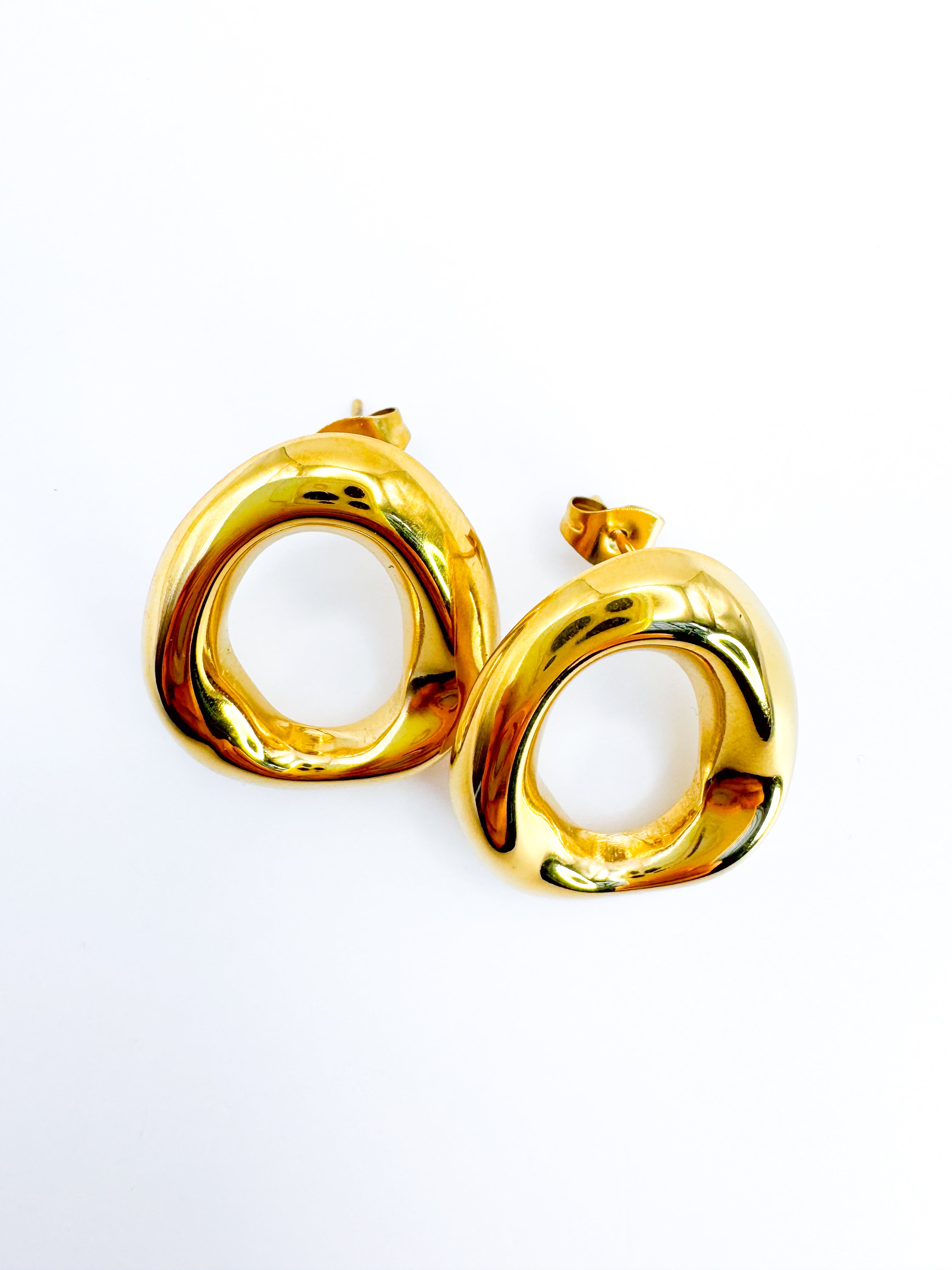 Aretes Círculo Irregular