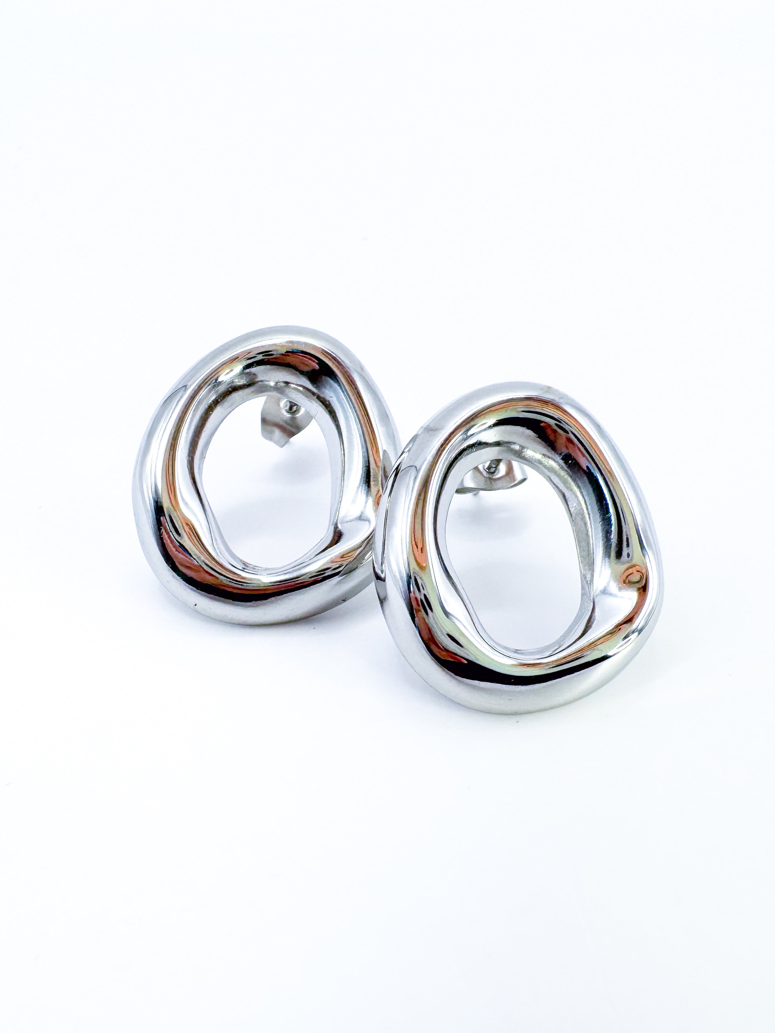 Aretes Círculo Irregular