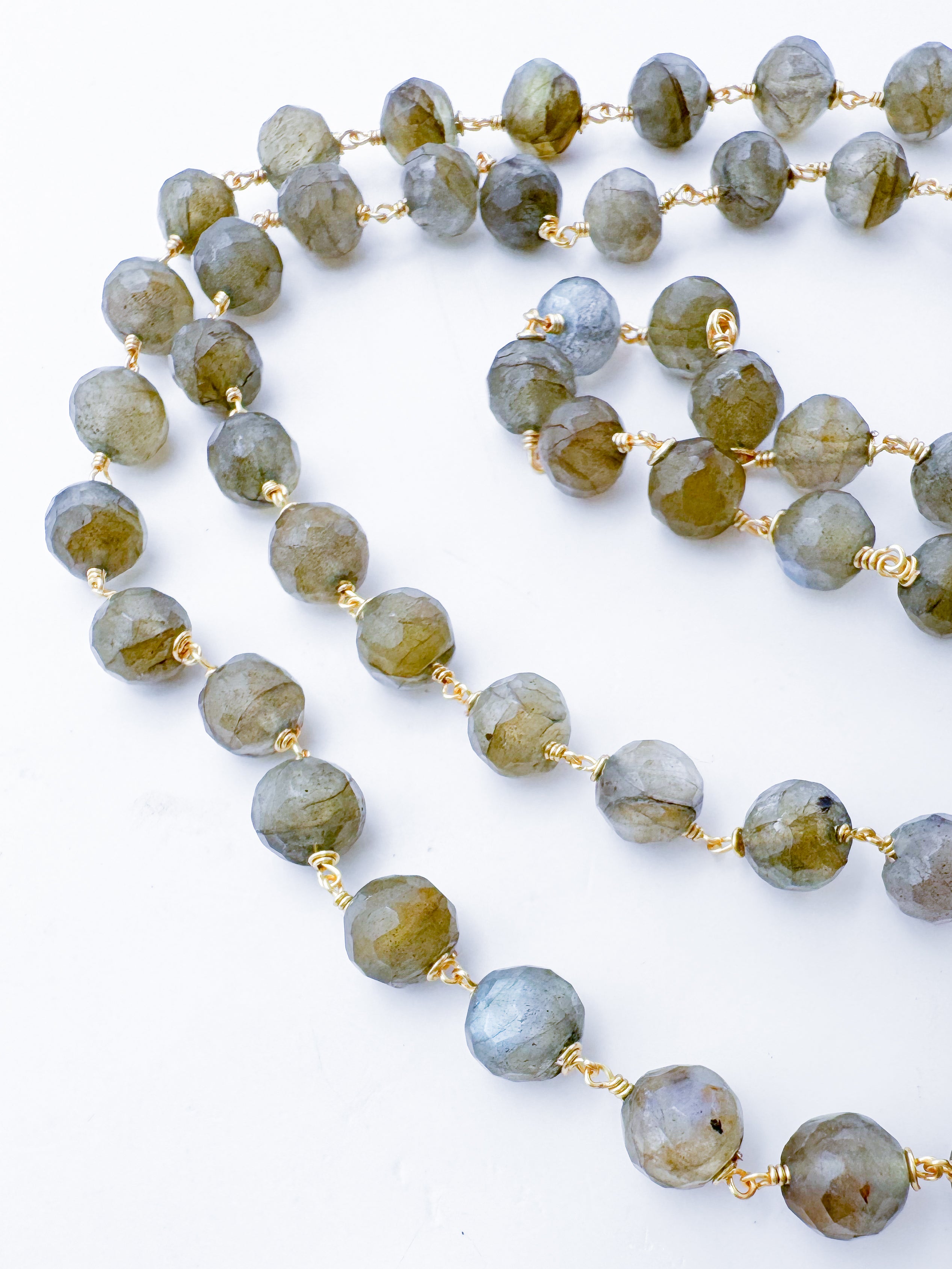 Collar Labradorita Bola