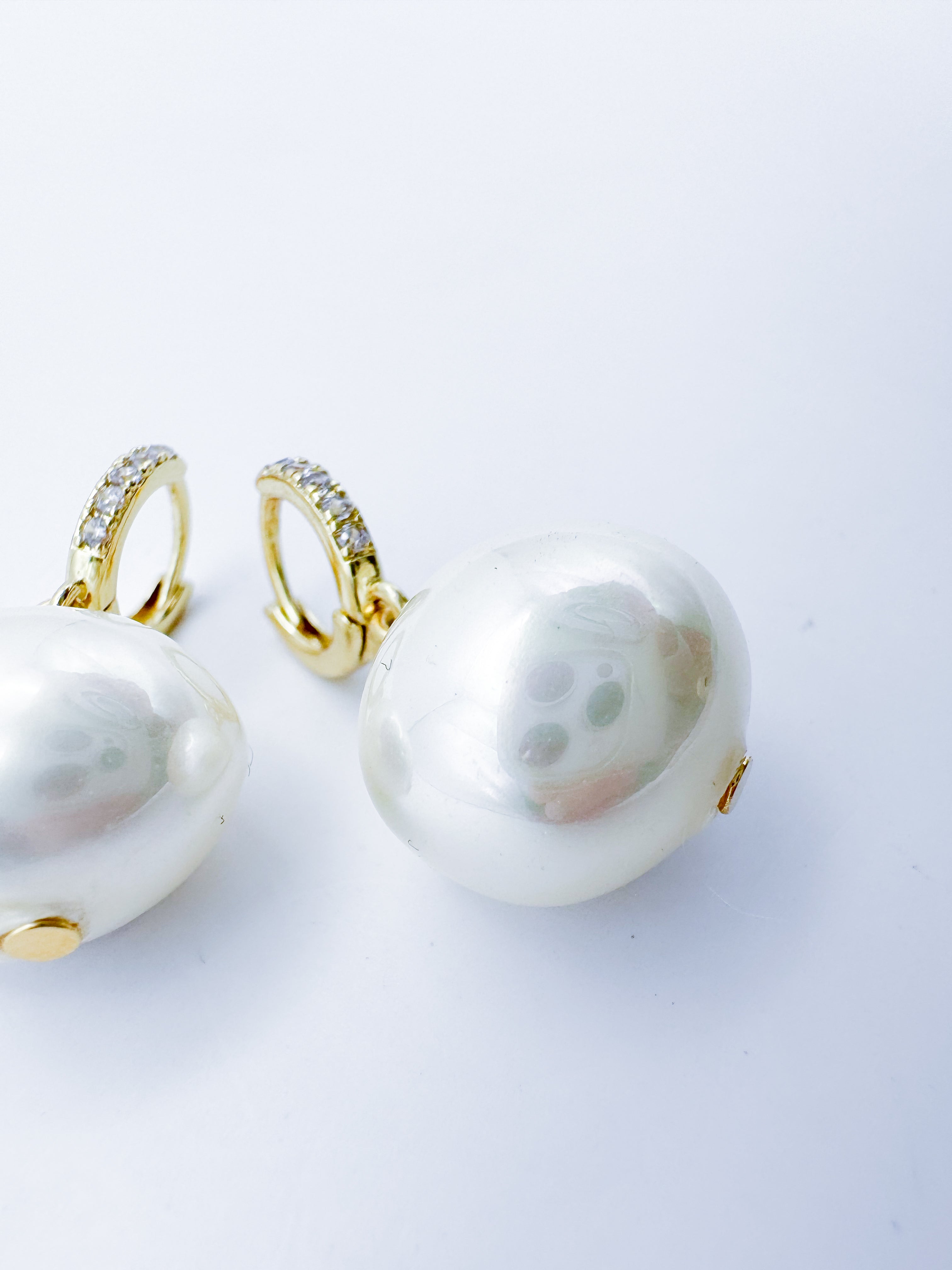 Aretes Perla Swarovski