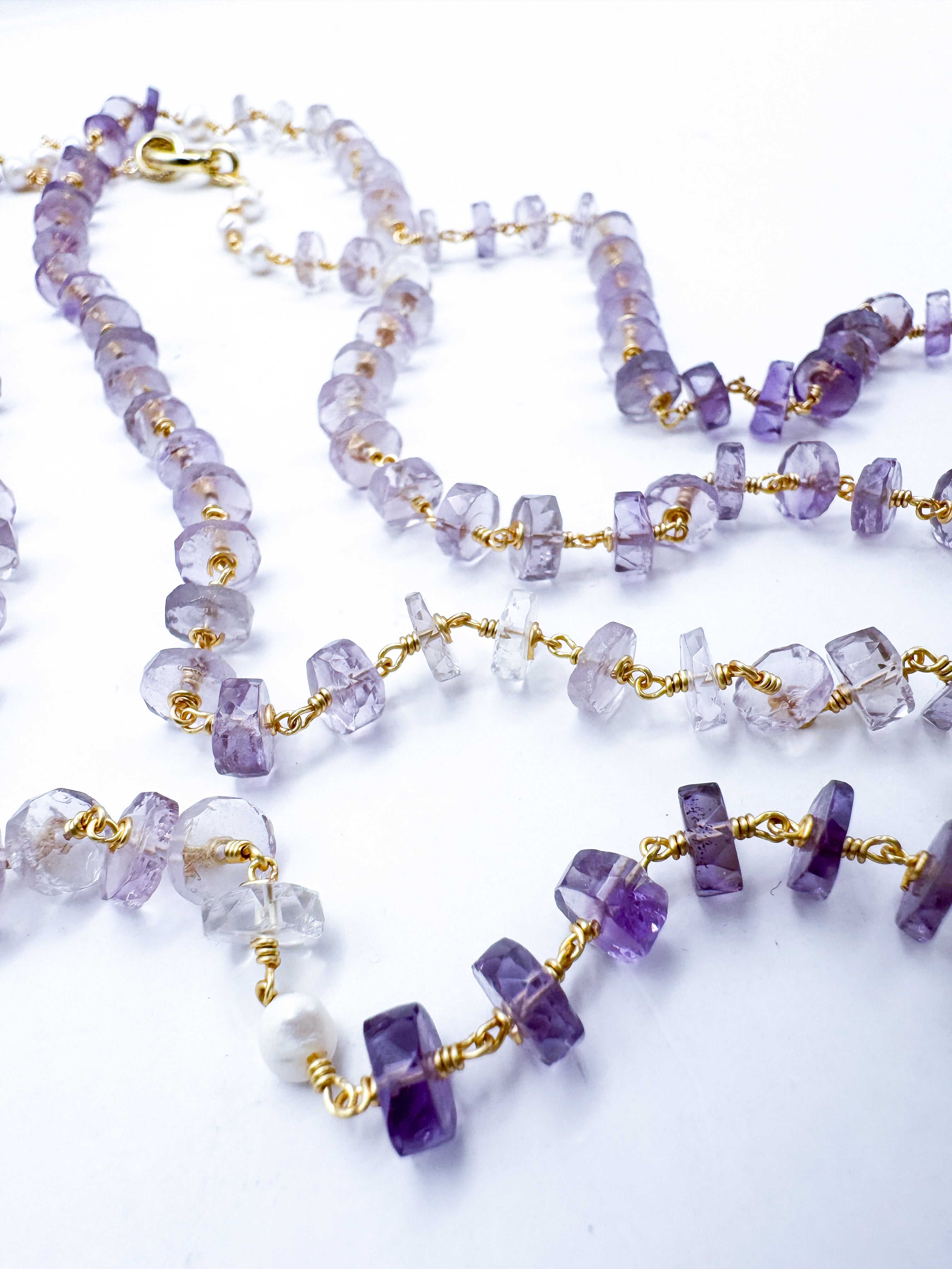 Collar Amatistas Degradadas Pucca