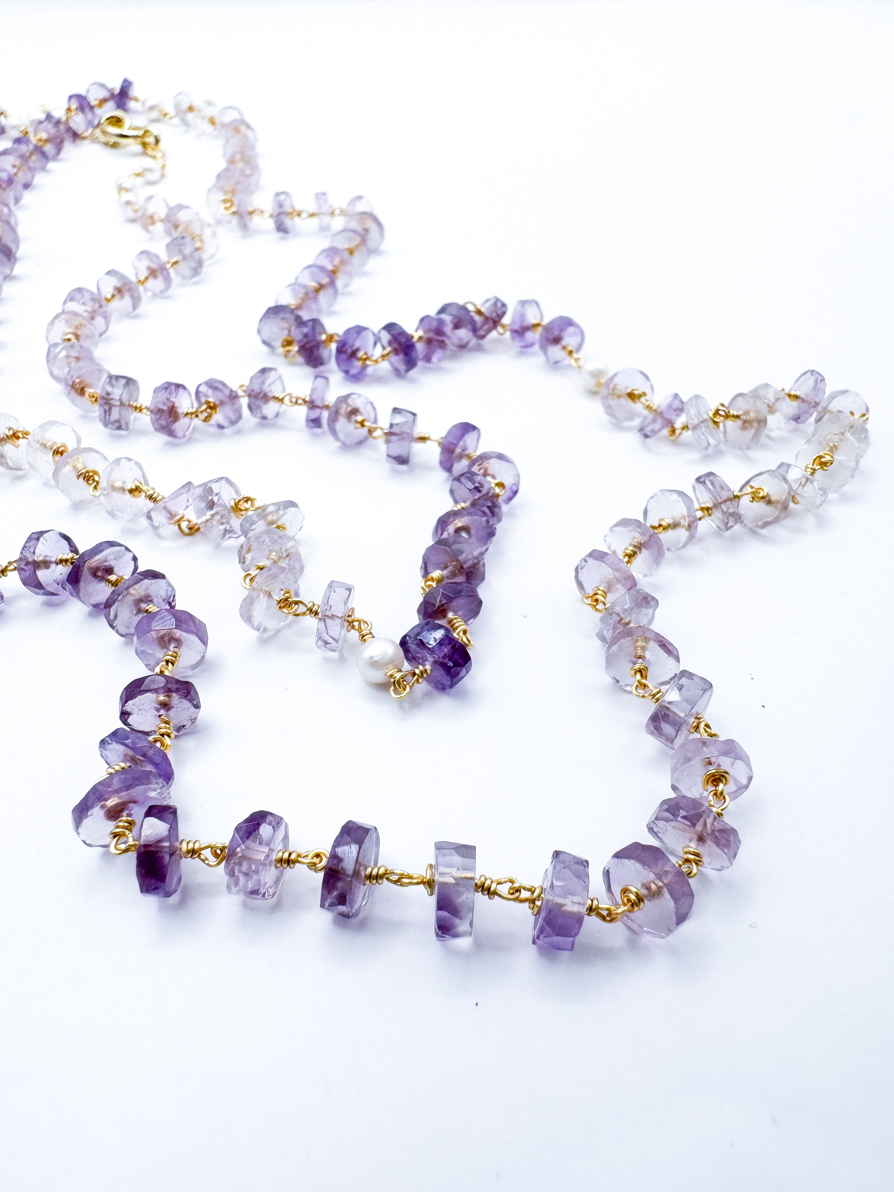 Collar Amatistas Degradadas Pucca