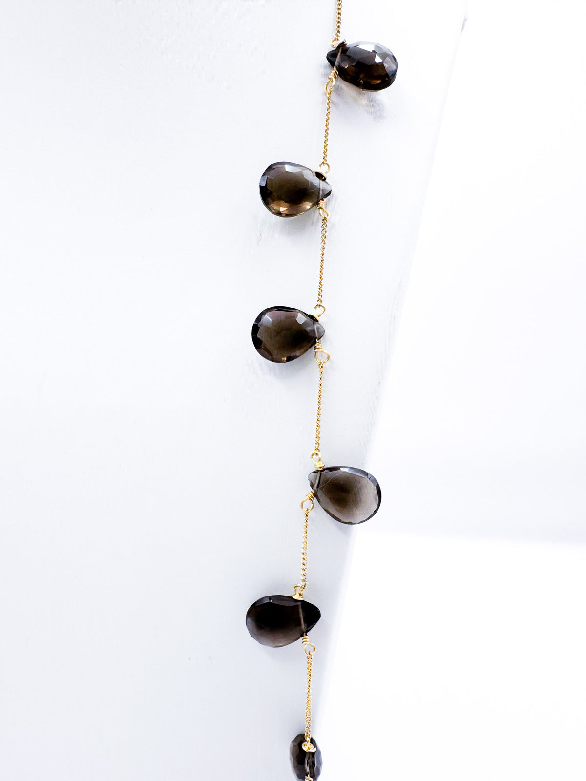 Collar Cuarzos Ahumados