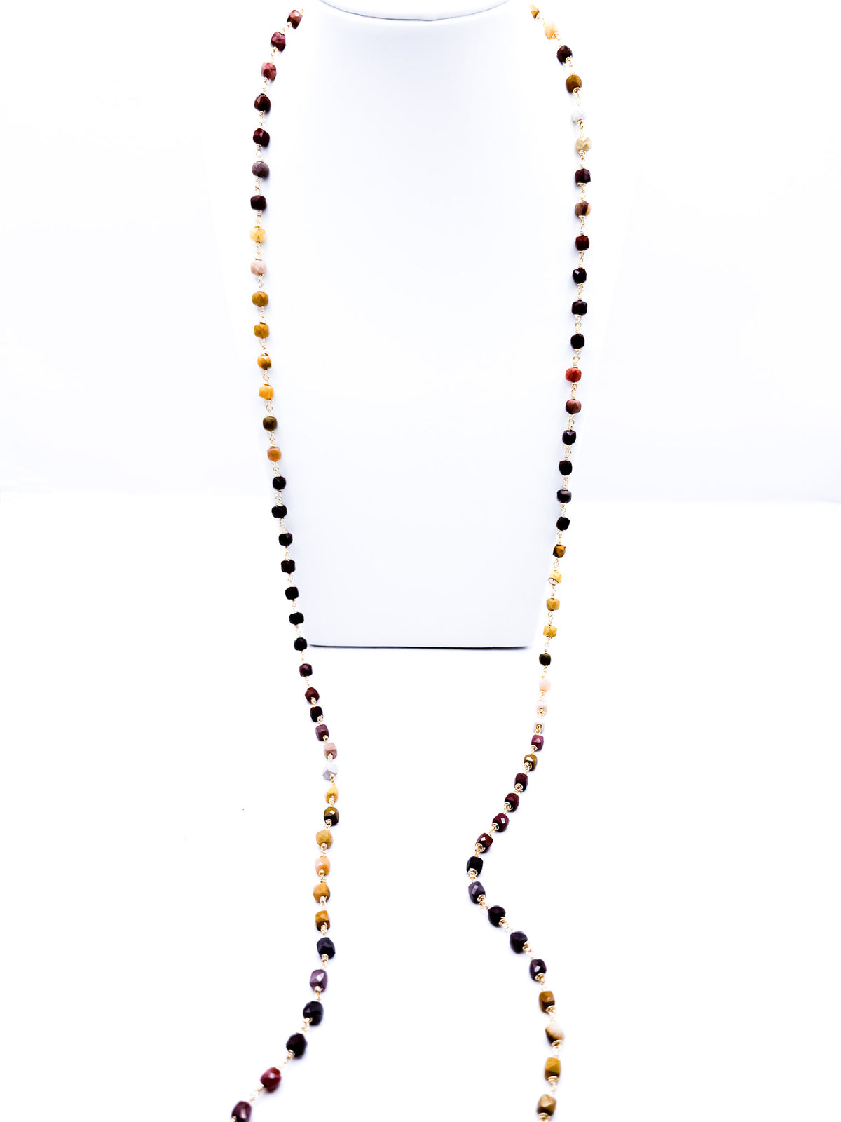 Collar Jaspe Mocaíta cubo-minis