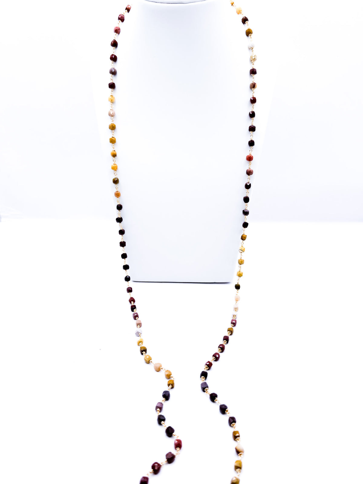 Collar Jaspe Mocaíta cubo-minis