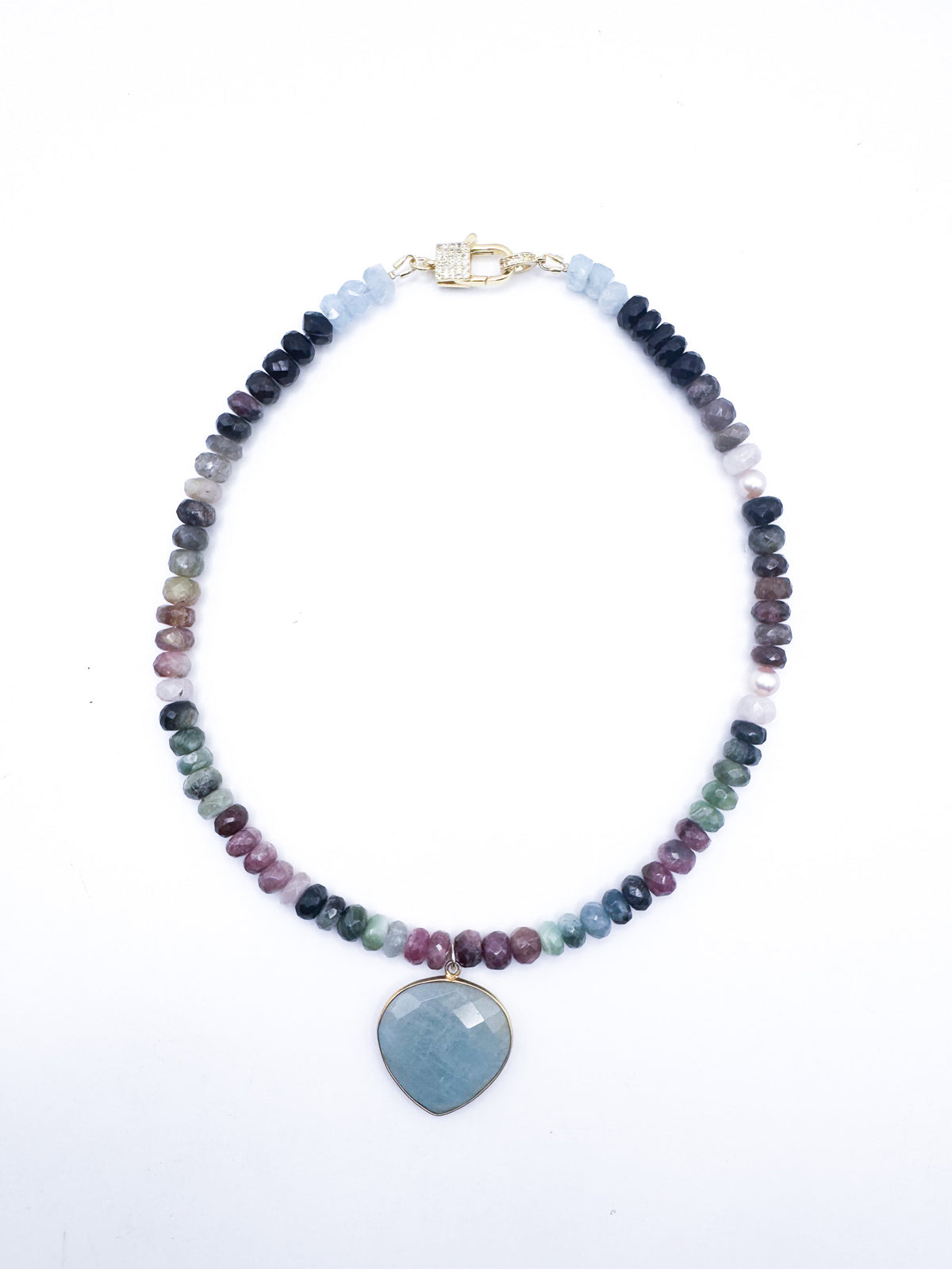 Collar Turmalinas Afghanas