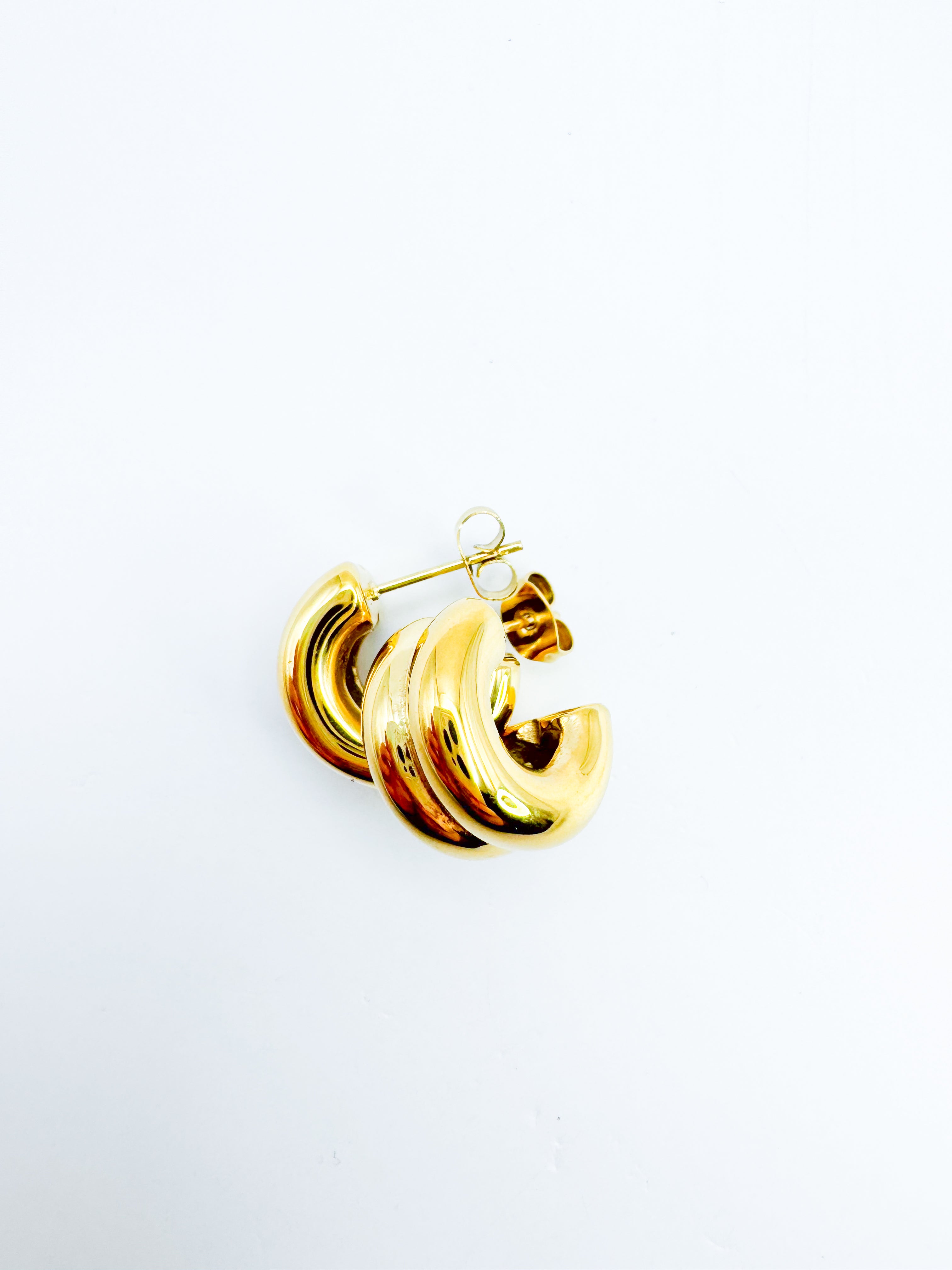 Aretes Doble-C anchos MINI