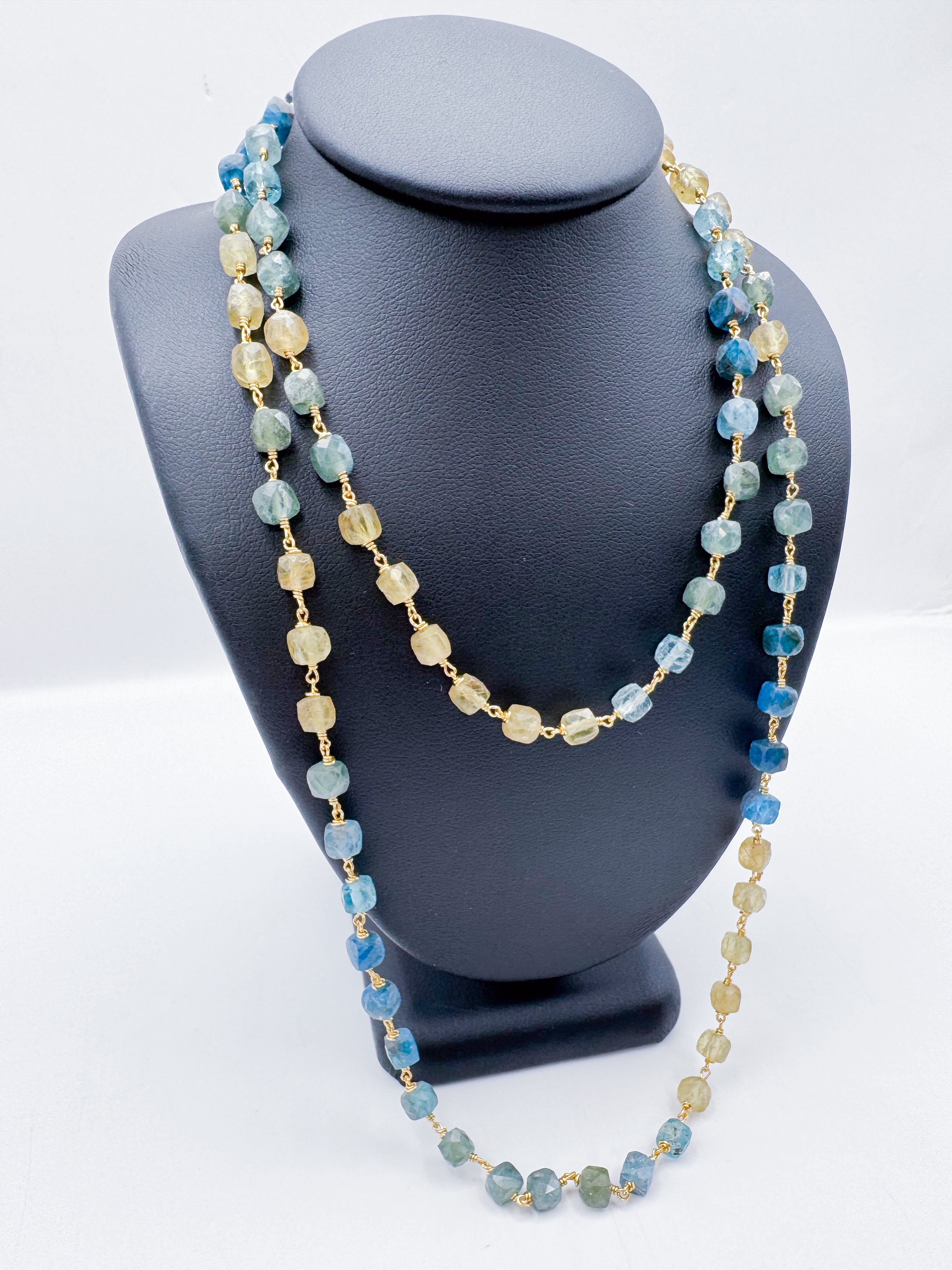 COLLAR CITRINO-APATITO