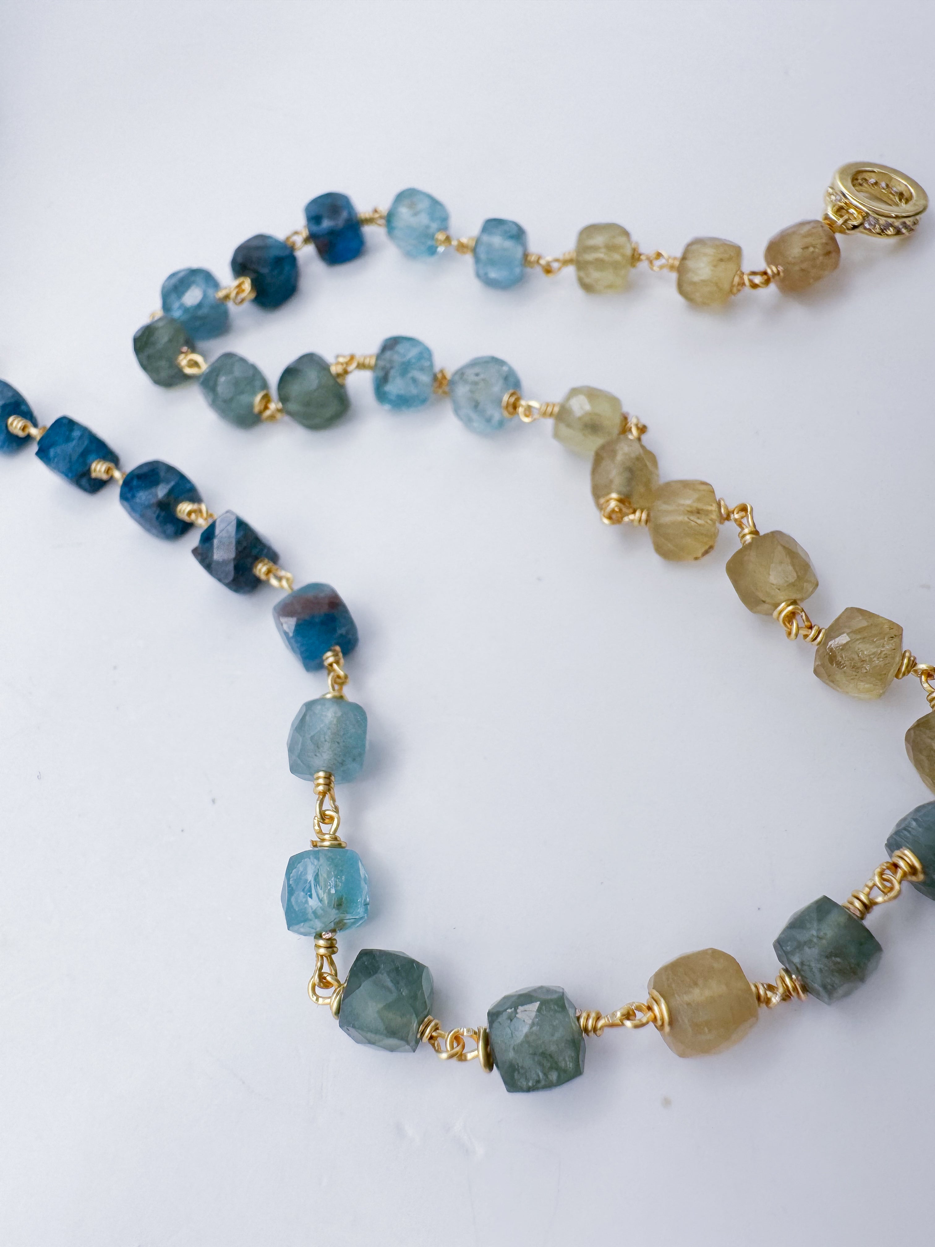 COLLAR CITRINO-APATITO