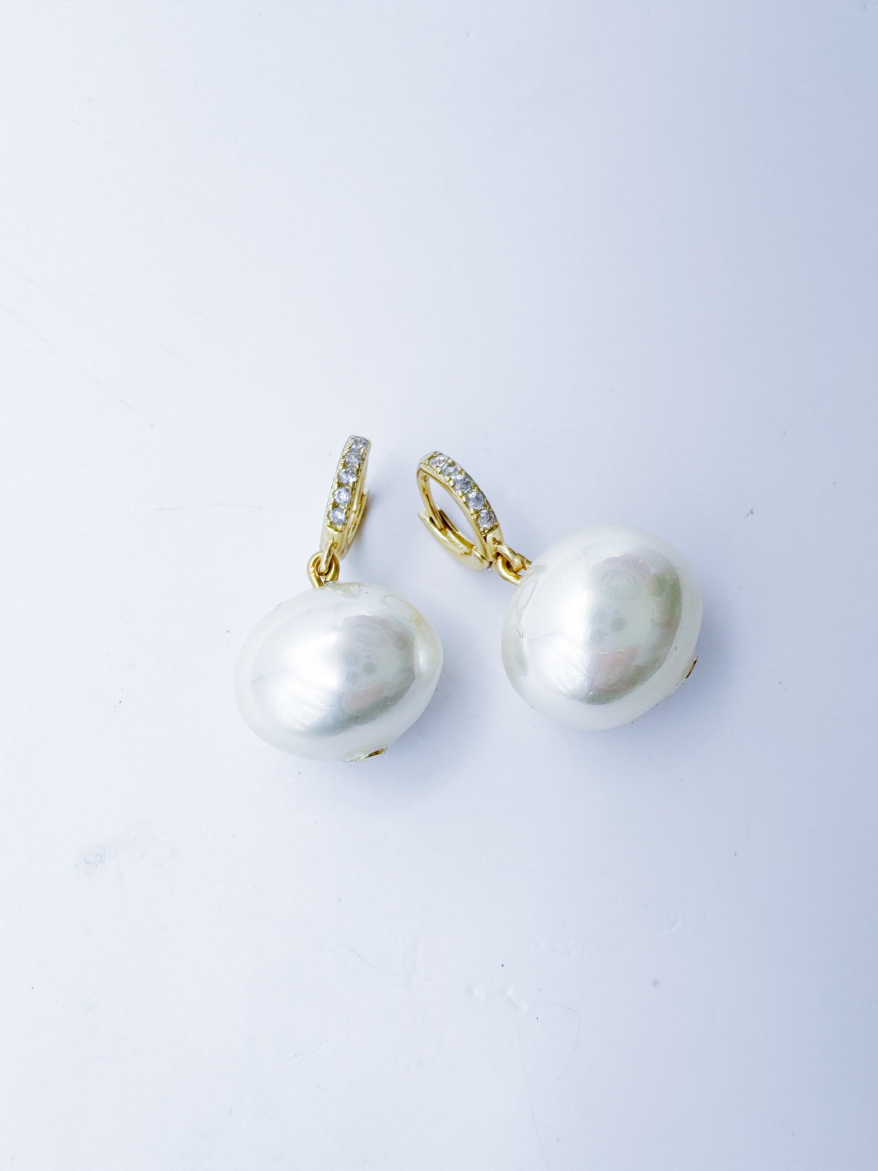 Aretes Perla Swarovski