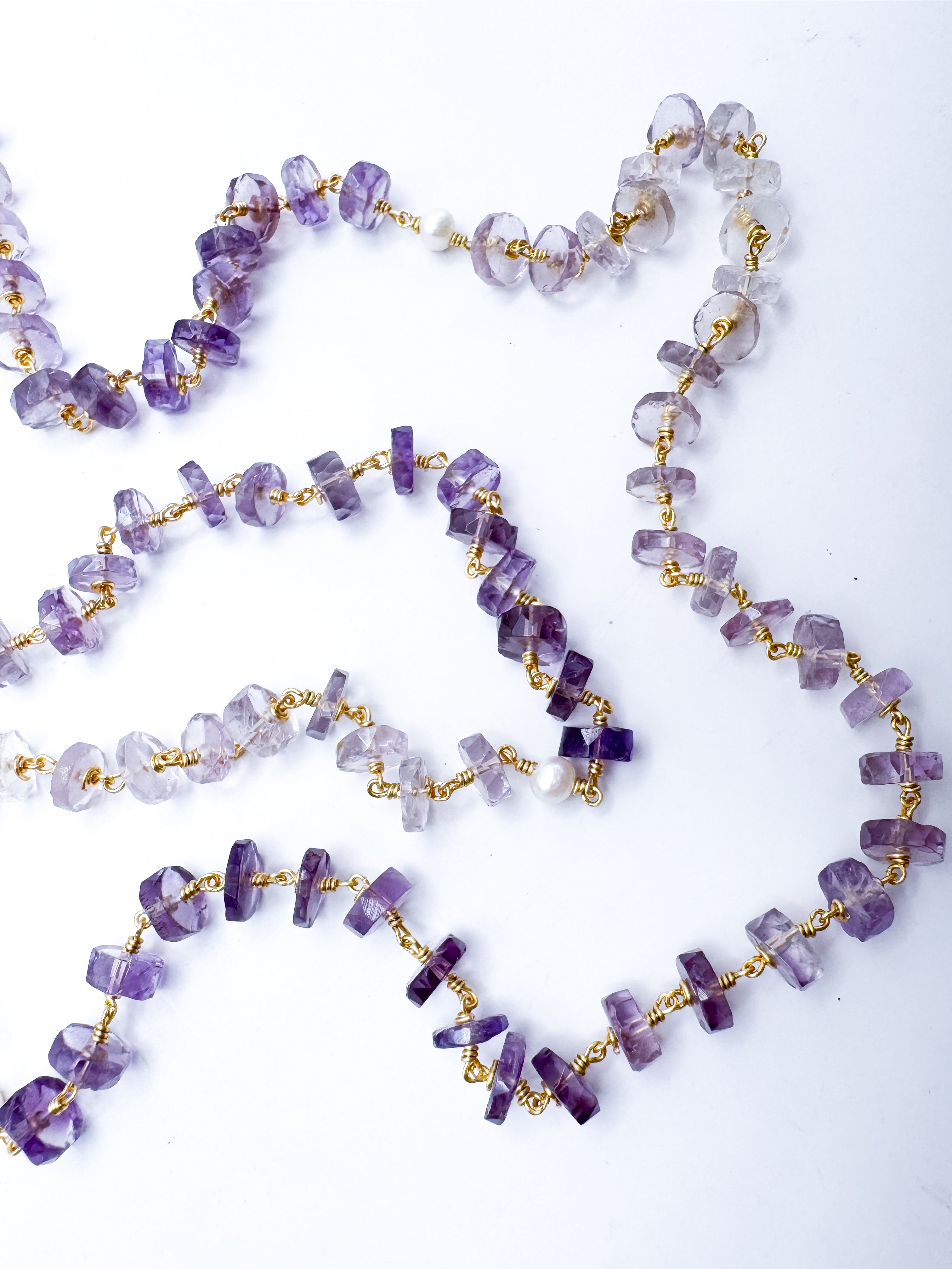 Collar Amatistas Degradadas Pucca