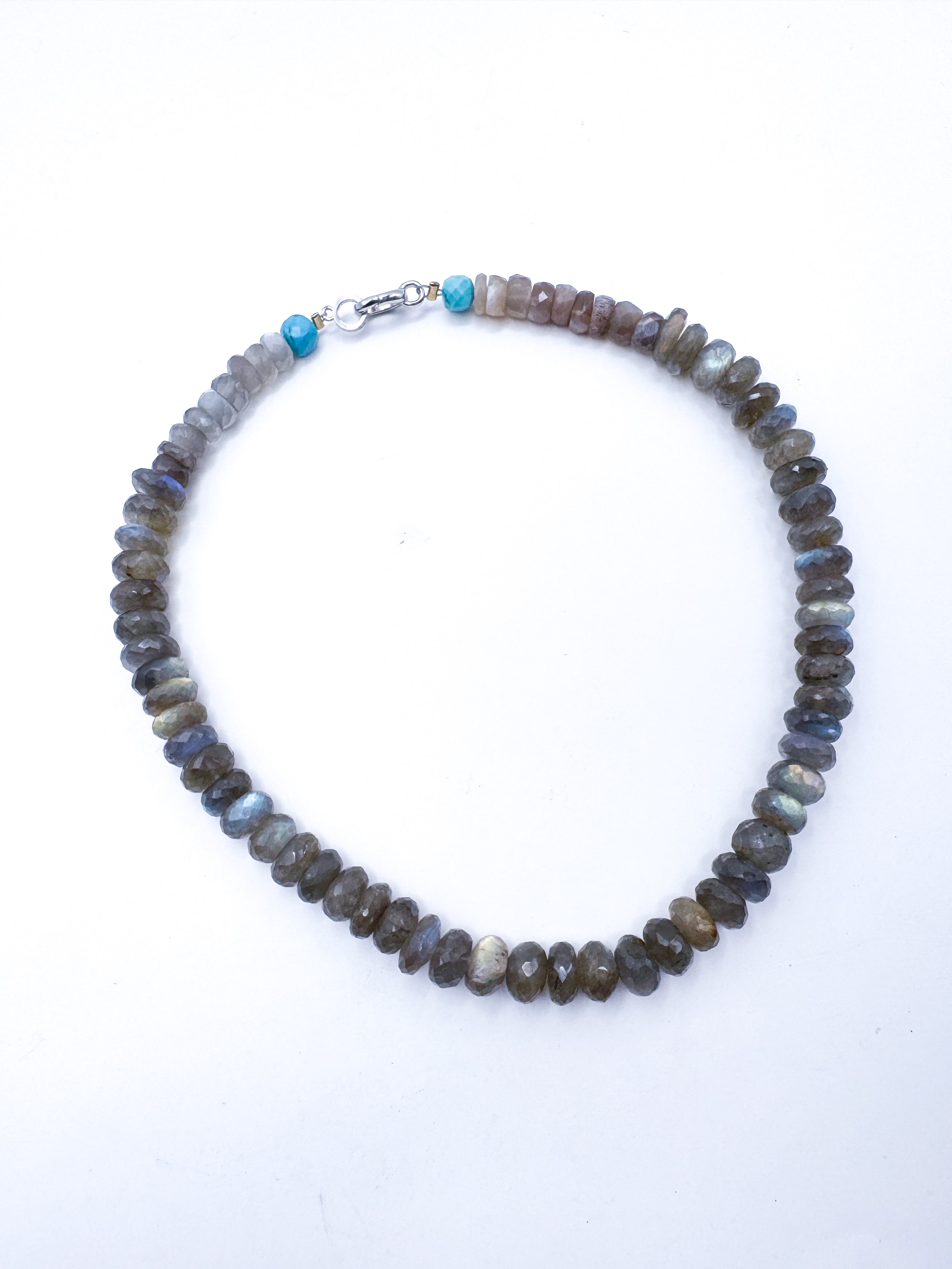 Collar Labradorita Rondél