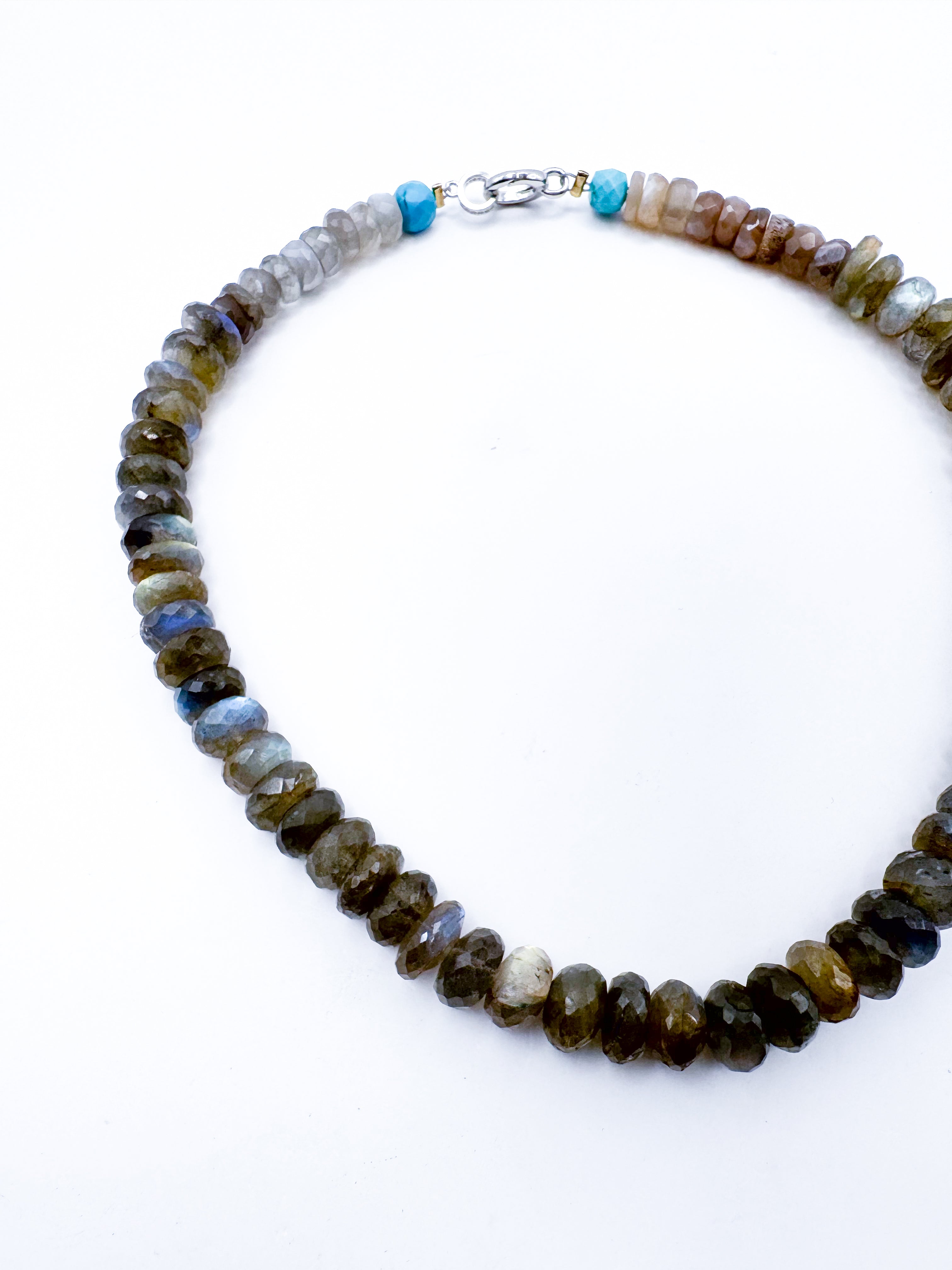 Collar Labradorita Rondél