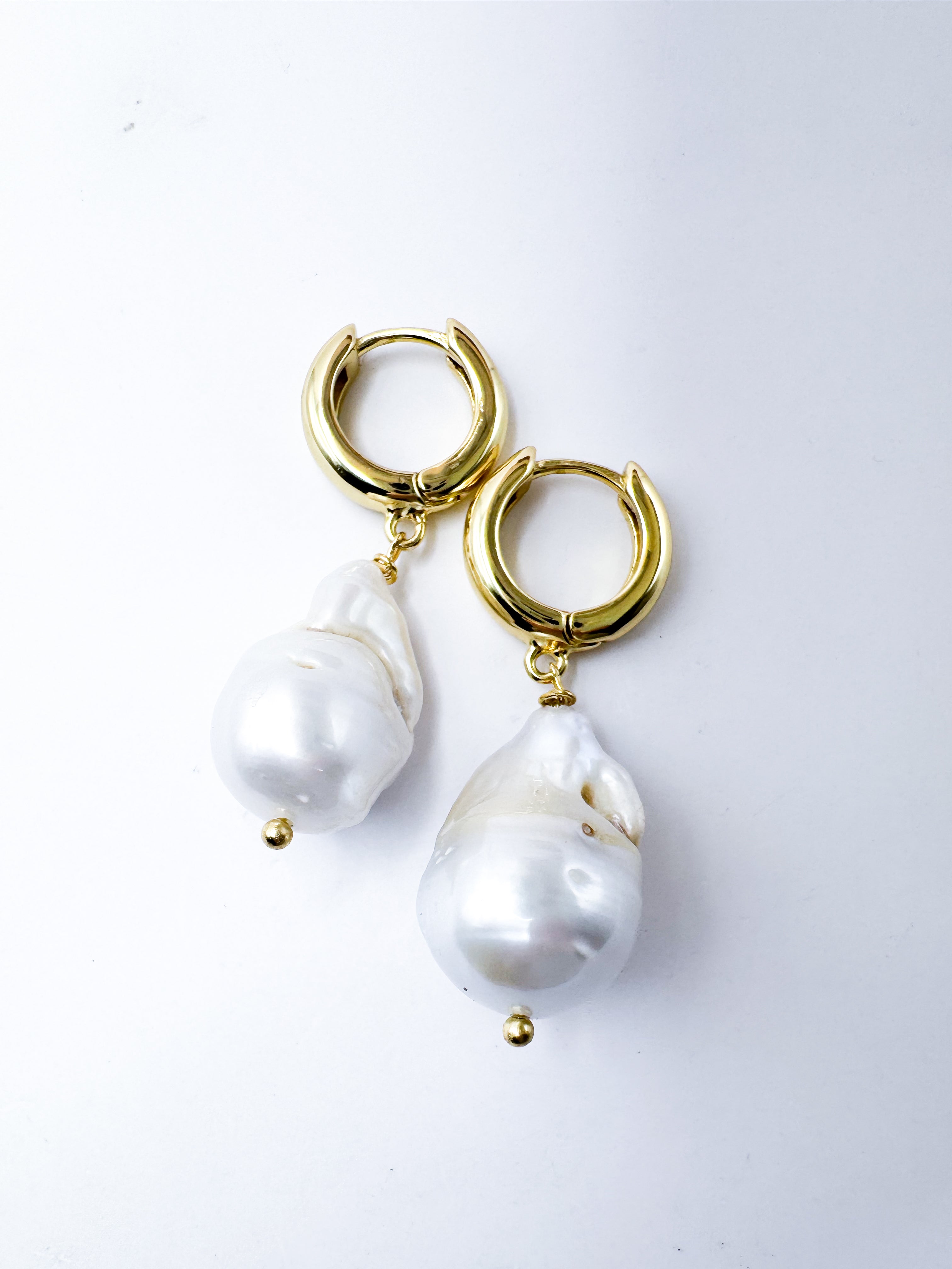 Aretes Perlas Barrocas Naturales