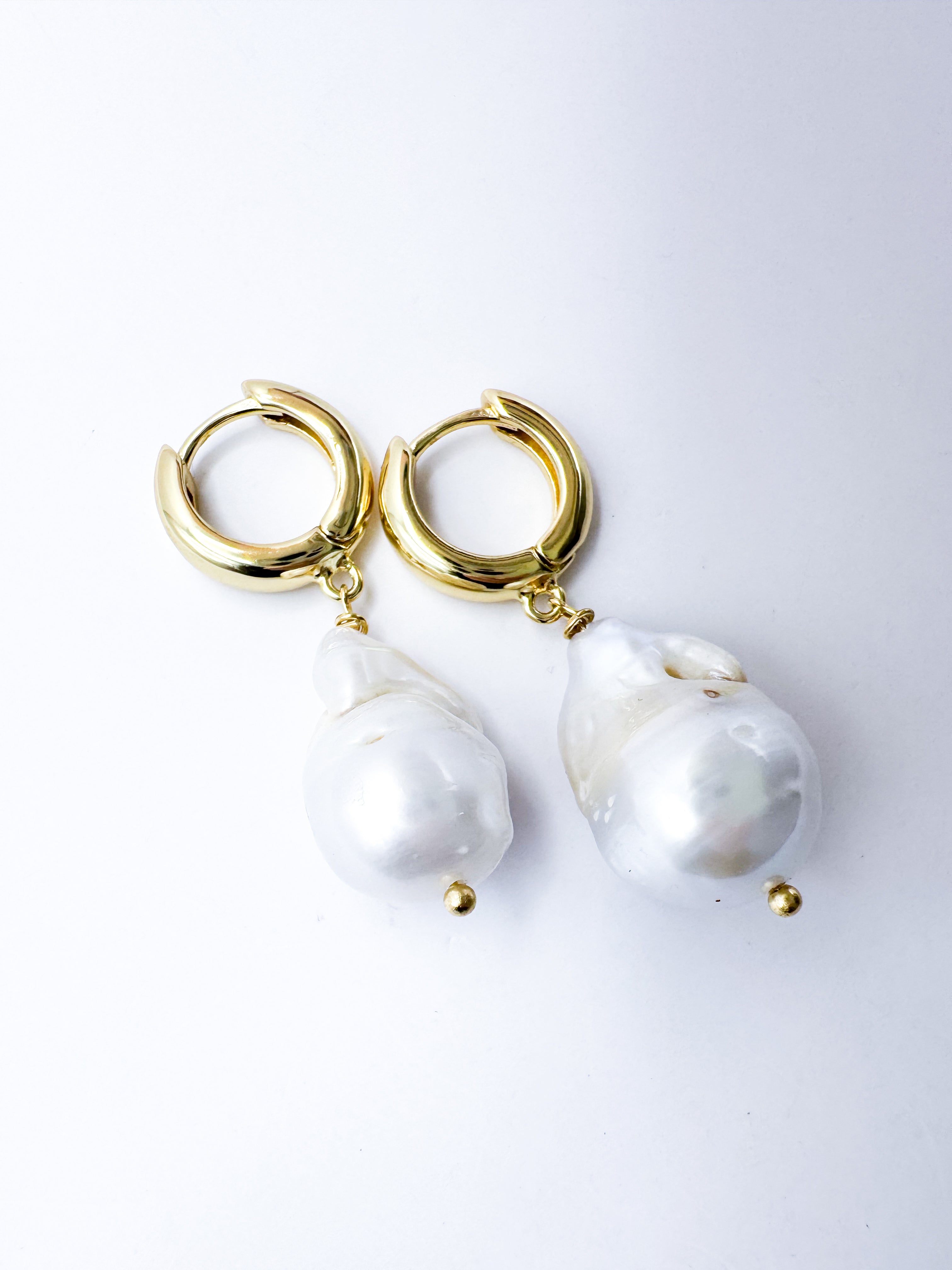 Aretes Perlas Barrocas Naturales