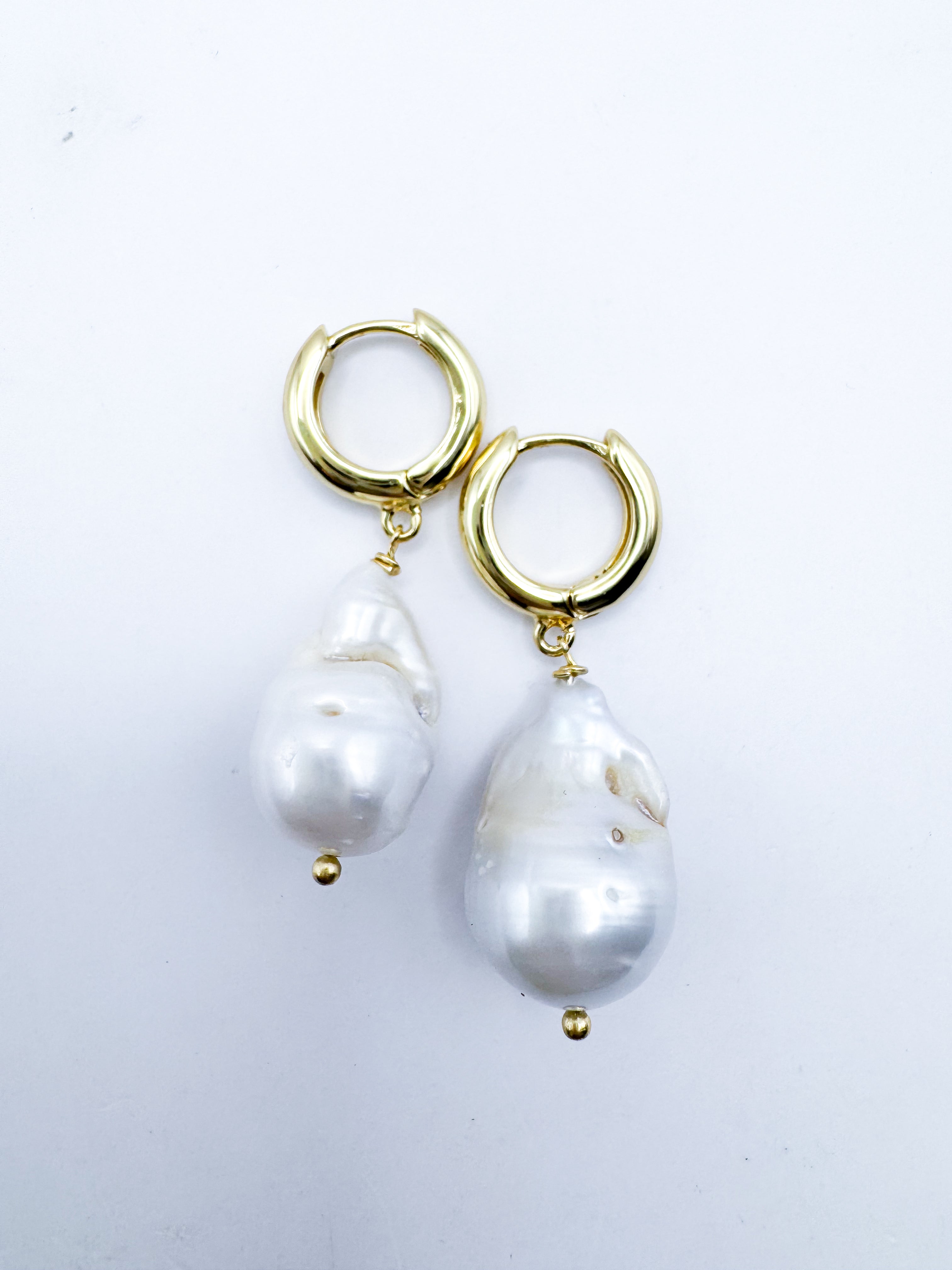 Aretes Perlas Barrocas Naturales